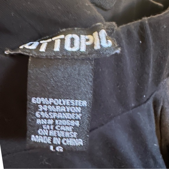 [ HOT TOPIC ] Skeleton Suspender Pinafore : XXL : NWOT - Picture 7 of 8